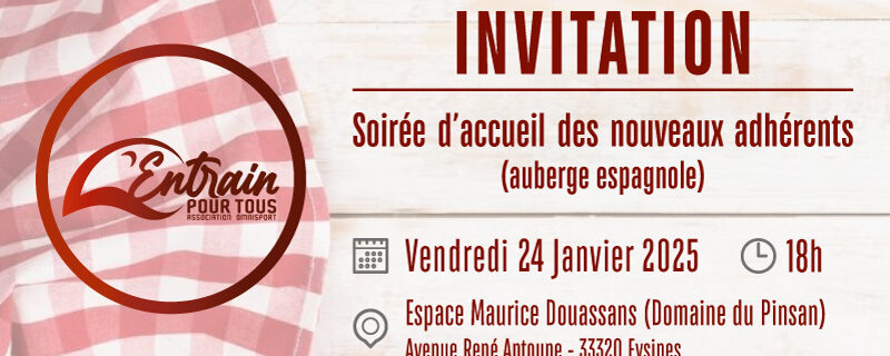 Soirée L'Entrain Pour Tous Eysines