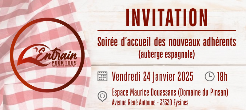 Soirée L'Entrain Pour Tous Eysines